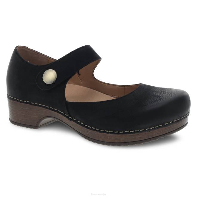 mary_janes_dansko_4fjx153_beatriz_mujer_nubuck_negro_brunido.jpg Mary Janes Dansko 4FJX153 beatriz mujer nubuck negro bruñido - Image 1