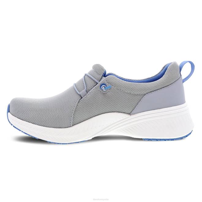 mules y slip-ons Dansko 4FJX192 marlee mujer malla gris claro - Image 2