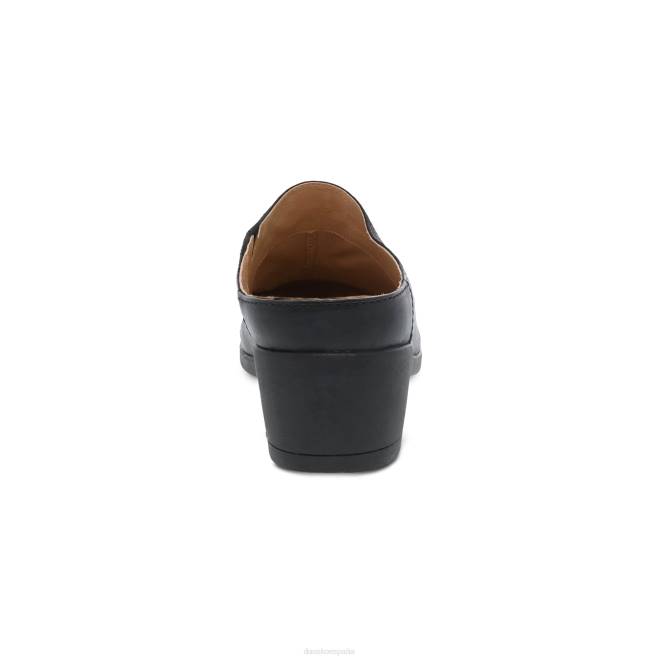 mules y slip-ons Dansko 4FJX290 llevar mujer nubuck negro bruñido - Image 4