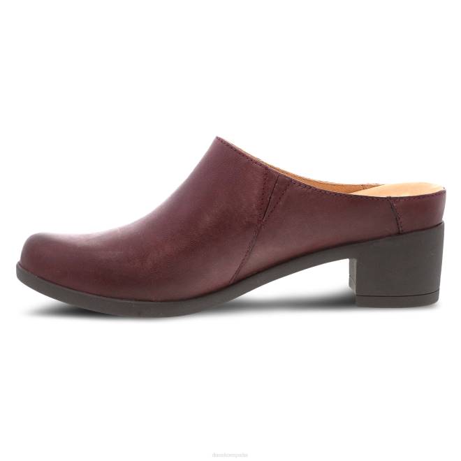 mules y slip-ons Dansko 4FJX291 llevar mujer nubuck vino bruñido - Image 2