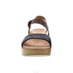 sandalias Dansko 4FJX114 Marjory mujer napa negra abatanada - Image 4