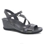 sandalias Dansko 4FJX115 adison mujer peltre metalizado envejecido
