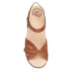 sandalias Dansko 4FJX119 estación mujer camello de grano completo - Image 5