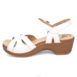sandalias Dansko 4FJX121 estación mujer grano completo blanco - Image 2