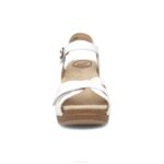 sandalias Dansko 4FJX121 estación mujer grano completo blanco - Image 3