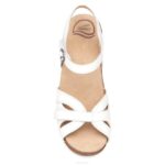 sandalias Dansko 4FJX121 estación mujer grano completo blanco - Image 5