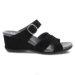 sandalias Dansko 4FJX130 Aubree mujer nubuck negro - Image 2