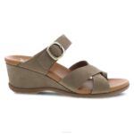 sandalias Dansko 4FJX131 Aubree mujer nubuck topo - Image 2