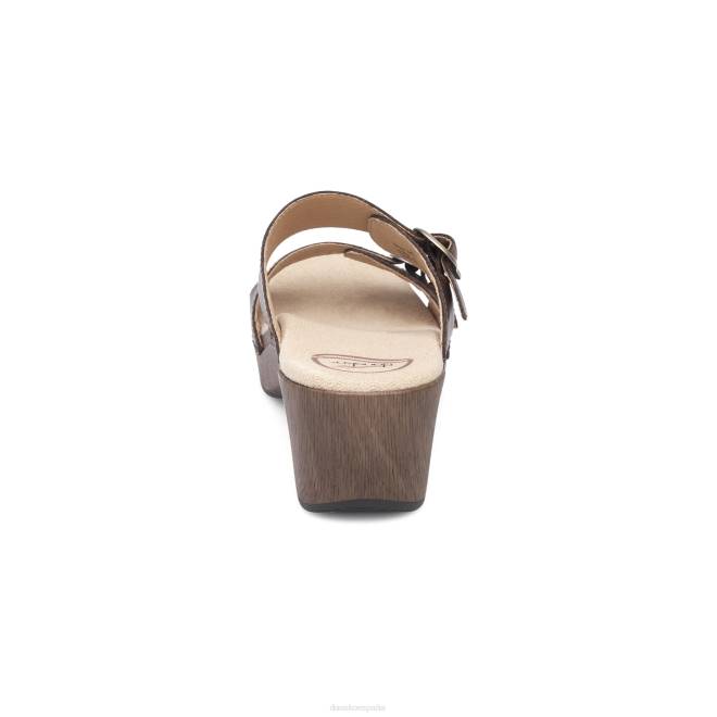 sandalias Dansko 4FJX138 Sophie mujer tirón de la vendimia de la teca - Image 4