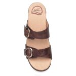 sandalias Dansko 4FJX138 Sophie mujer tirón de la vendimia de la teca - Image 5
