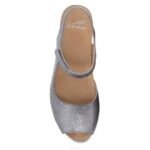 sandalias Dansko 4FJX142 marcy mujer cuero metalizado peltre - Image 5