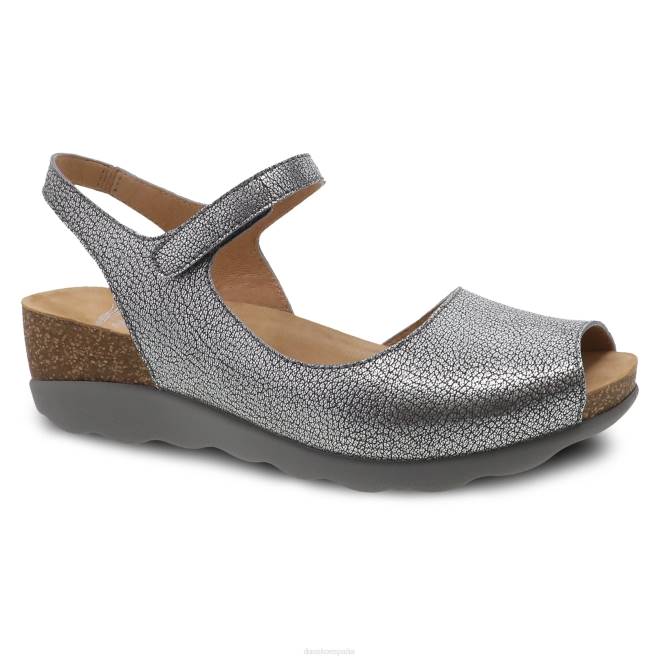 sandalias_dansko_4fjx142_marcy_mujer_cuero_metalizado_peltre.jpg sandalias Dansko 4FJX142 marcy mujer cuero metalizado peltre - Image 1