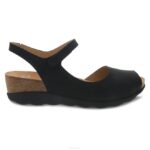 sandalias Dansko 4FJX143 marcy mujer Nubuck molido negro - Image 2