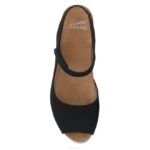 sandalias Dansko 4FJX143 marcy mujer Nubuck molido negro - Image 5