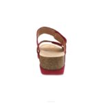 sandalias Dansko 4FJX146 loco mujer nubuck fresado rojo - Image 4