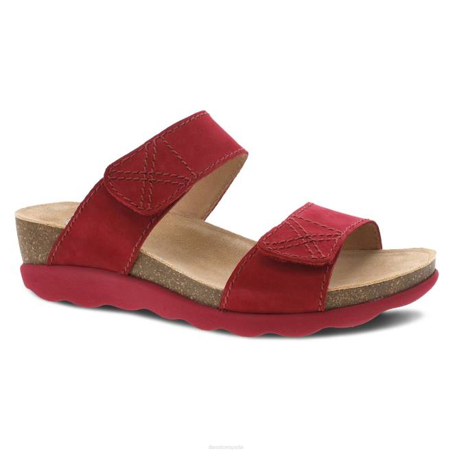 sandalias_dansko_4fjx146_loco_mujer_nubuck_fresado_rojo.jpg sandalias Dansko 4FJX146 loco mujer nubuck fresado rojo - Image 1