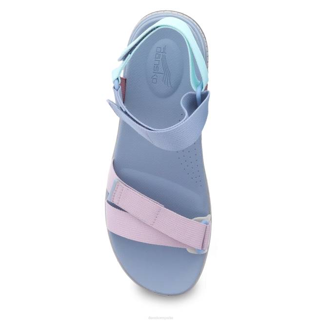 sandalias Dansko 4FJX67 Racquel mujer cielo multi correas - Image 5