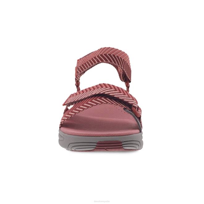 sandalias Dansko 4FJX69 Racquel mujer correa de espiga rosa - Image 4