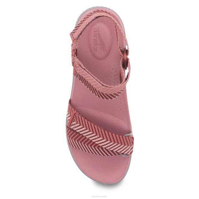 sandalias Dansko 4FJX69 Racquel mujer correa de espiga rosa - Image 6