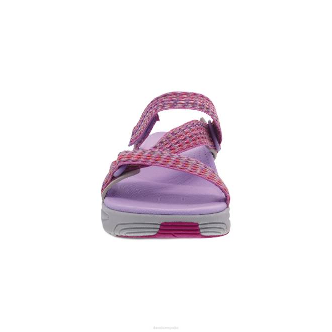 sandalias Dansko 4FJX70 rosetón mujer correas múltiples fucsia - Image 3