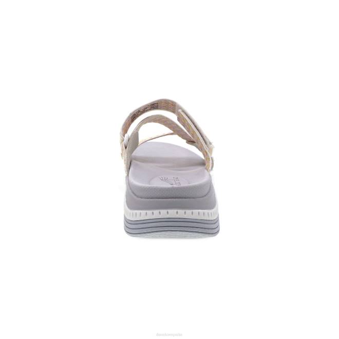 sandalias Dansko 4FJX72 rosetón mujer correas múltiples de marfil - Image 4