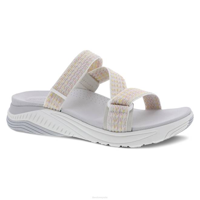 sandalias Dansko 4FJX72 rosetón mujer correas múltiples de marfil - Image 1