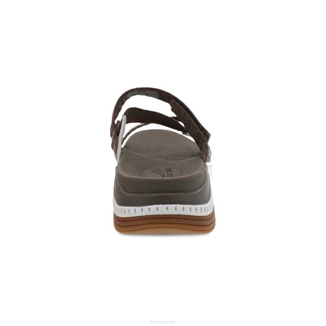sandalias Dansko 4FJX73 rosetón mujer correas múltiples marrones - Image 5