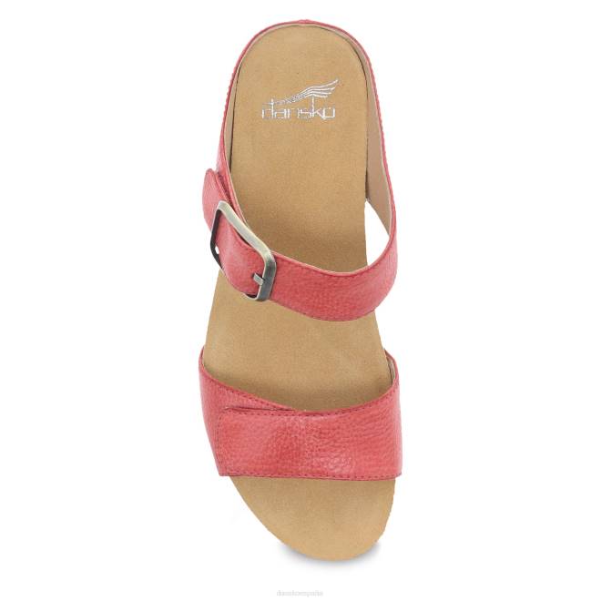 sandalias Dansko 4FJX79 tania mujer coral fresado bruñido - Image 5