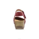 sandalias Dansko 4FJX94 tiffani mujer rojo fresado bruñido - Image 5