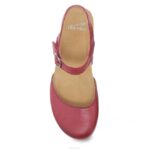sandalias Dansko 4FJX94 tiffani mujer rojo fresado bruñido - Image 7
