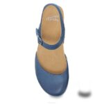 sandalias Dansko 4FJX97 tiffani mujer azul fresado bruñido - Image 6
