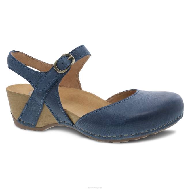 sandalias_dansko_4fjx97_tiffani_mujer_azul_fresado_brunido.jpg sandalias Dansko 4FJX97 tiffani mujer azul fresado bruñido - Image 1