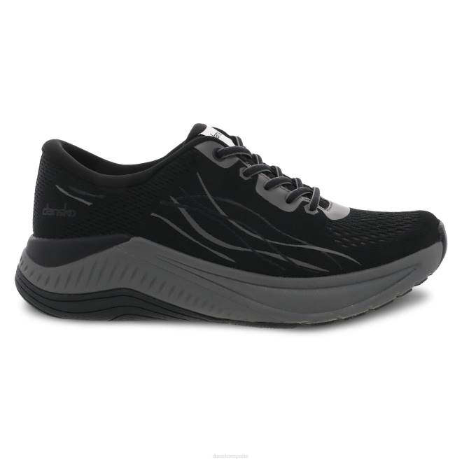 zapatillas de deporte y al aire libre Dansko 4FJX203 paso mujer malla negra/gris - Image 2