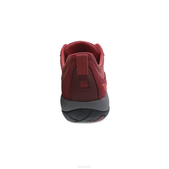 zapatillas de deporte y al aire libre Dansko 4FJX209 cachemir mujer ante rojo bruñido - Image 4