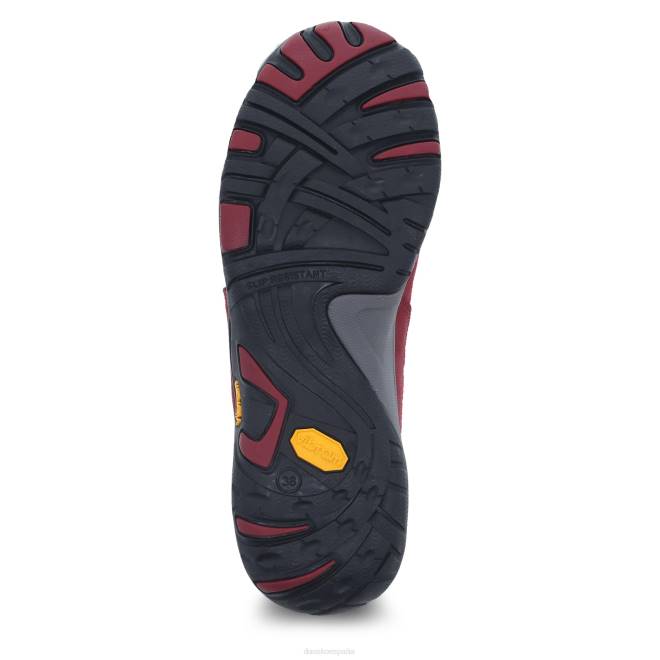 zapatillas de deporte y al aire libre Dansko 4FJX209 cachemir mujer ante rojo bruñido - Image 6