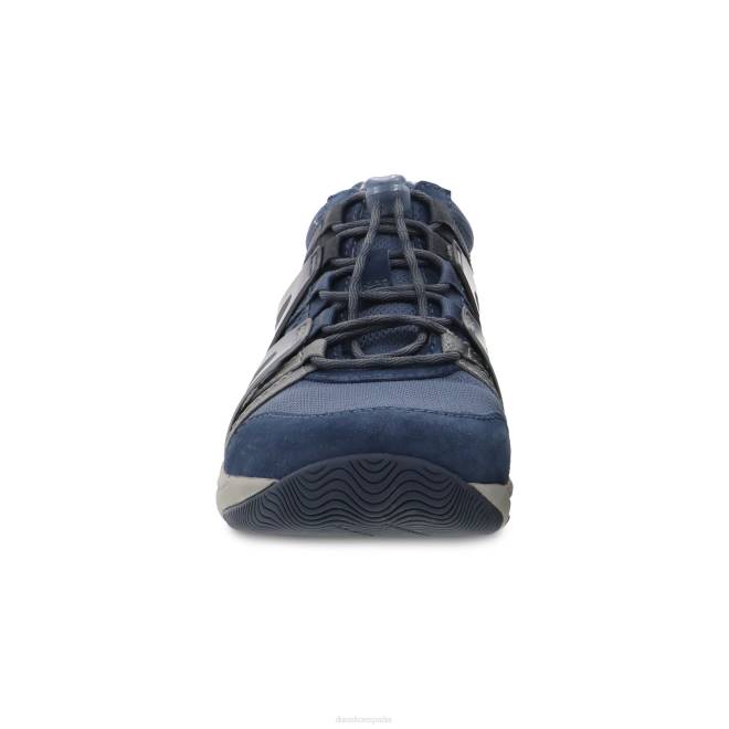 zapatillas de deporte y al aire libre Dansko 4FJX217 henriette mujer ante azul marino - Image 3