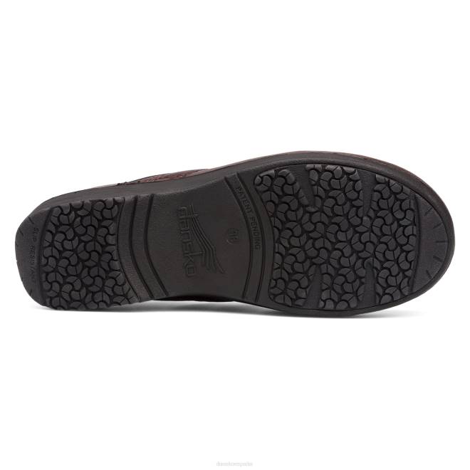 zuecos Dansko 4FJX12 XP 2.0 mujer marrón floral labrado - Image 6