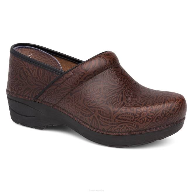 zuecos_dansko_4fjx12_xp_2_0_mujer_marron_floral_labrado.jpg zuecos Dansko 4FJX12 XP 2.0 mujer marrón floral labrado - Image 1