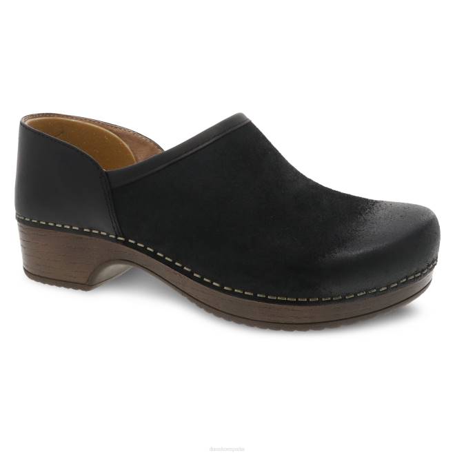 zuecos_dansko_4fjx229_brena_mujer_ante_negro_brunido.jpg zuecos Dansko 4FJX229 brena mujer ante negro bruñido - Image 1