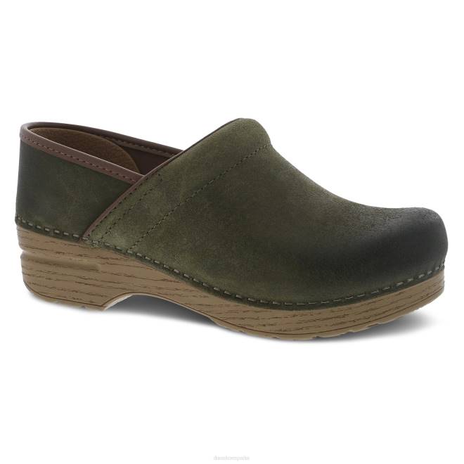 zuecos_dansko_4fjx28_profesional_mujer_nubuck_verde_brunido.jpg zuecos Dansko 4FJX28 profesional mujer nubuck verde bruñido - Image 1