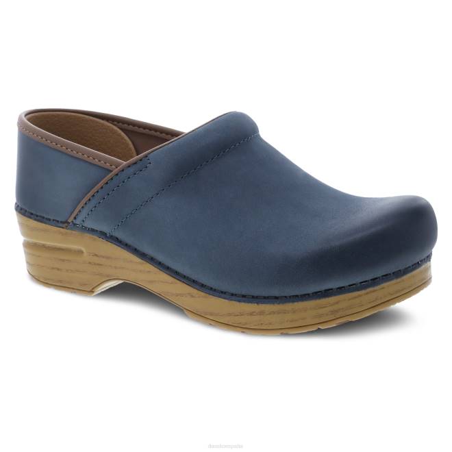 zuecos_dansko_4fjx33_profesional_mujer_nubuck_brunido_de_mezclilla.jpg zuecos Dansko 4FJX33 profesional mujer nubuck bruñido de mezclilla - Image 1