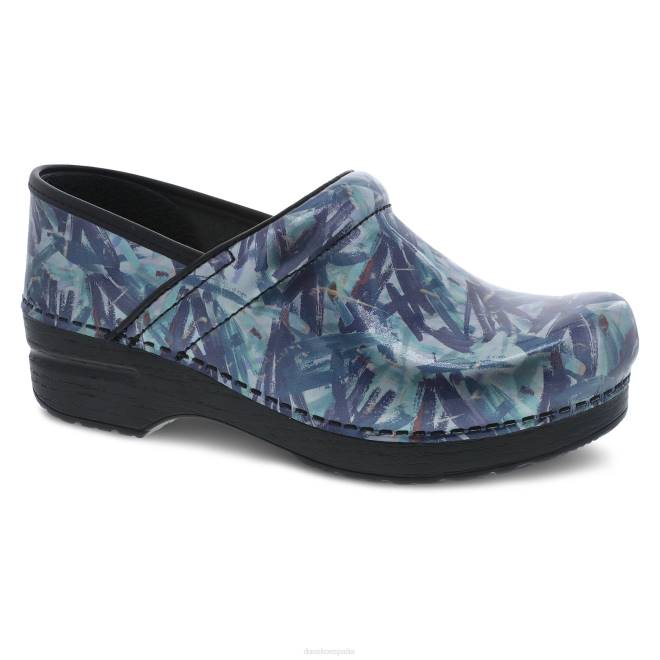 zuecos_dansko_4fjx36_profesional_mujer_patente_pintada.jpg zuecos Dansko 4FJX36 profesional mujer patente pintada - Image 1