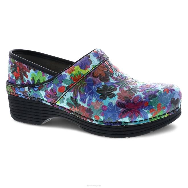 zuecos_dansko_4fjx42_es_profesional_mujer_flor_retro_labrada.jpg zuecos Dansko 4FJX42 es profesional mujer flor retro labrada - Image 1