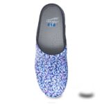 zuecos Dansko 4FJX43 es profesional mujer tablero de cuero azul - Image 5