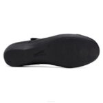 Mary Janes Dansko 4FJX155 leonado ancho mujer napa fresada negra - Image 6
