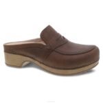 mules y slip-ons Dansko 4FJX175 bel mujer marrón aceitado pull up