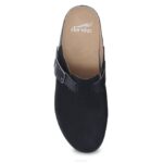 mules y slip-ons Dansko 4FJX183 caia mujer Nubuck molido negro - Image 5
