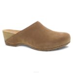 mules y slip-ons Dansko 4FJX185 Talulah mujer nubuck bronceado