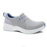 mules y slip-ons Dansko 4FJX192 marlee mujer malla gris claro