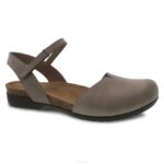 sandalias Dansko 4FJX106 serbal mujer nubuck topo molido